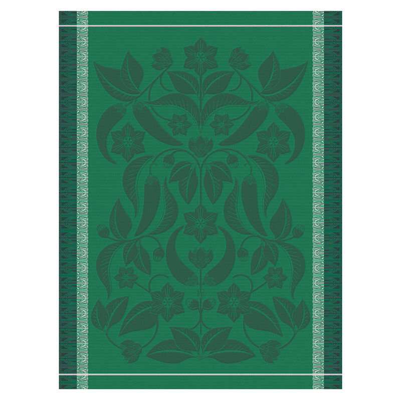 Piments Green Tea Towel