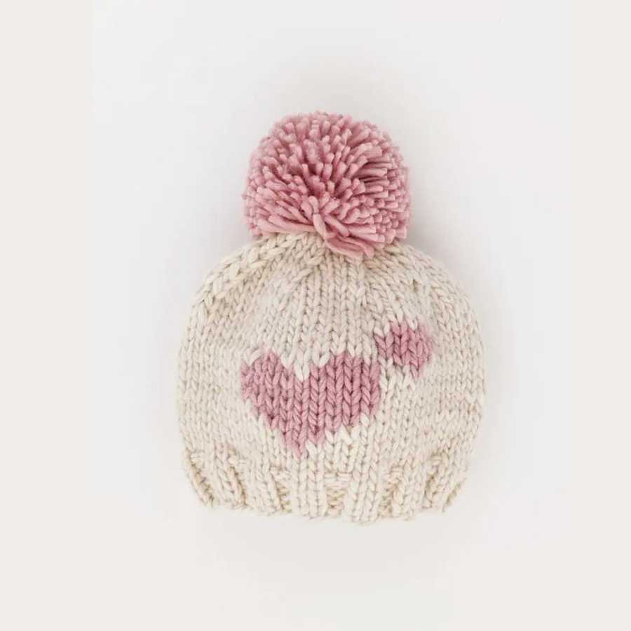 Sweetheart Beanie Rosy Pink 0-6M