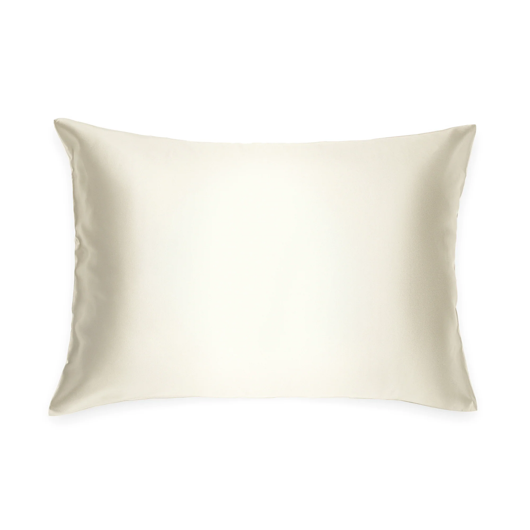 Silk Pillowcase Creme Standard/Queen