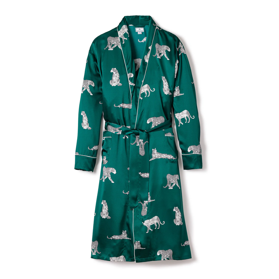 Women's Silk Robe Panthere De Lux