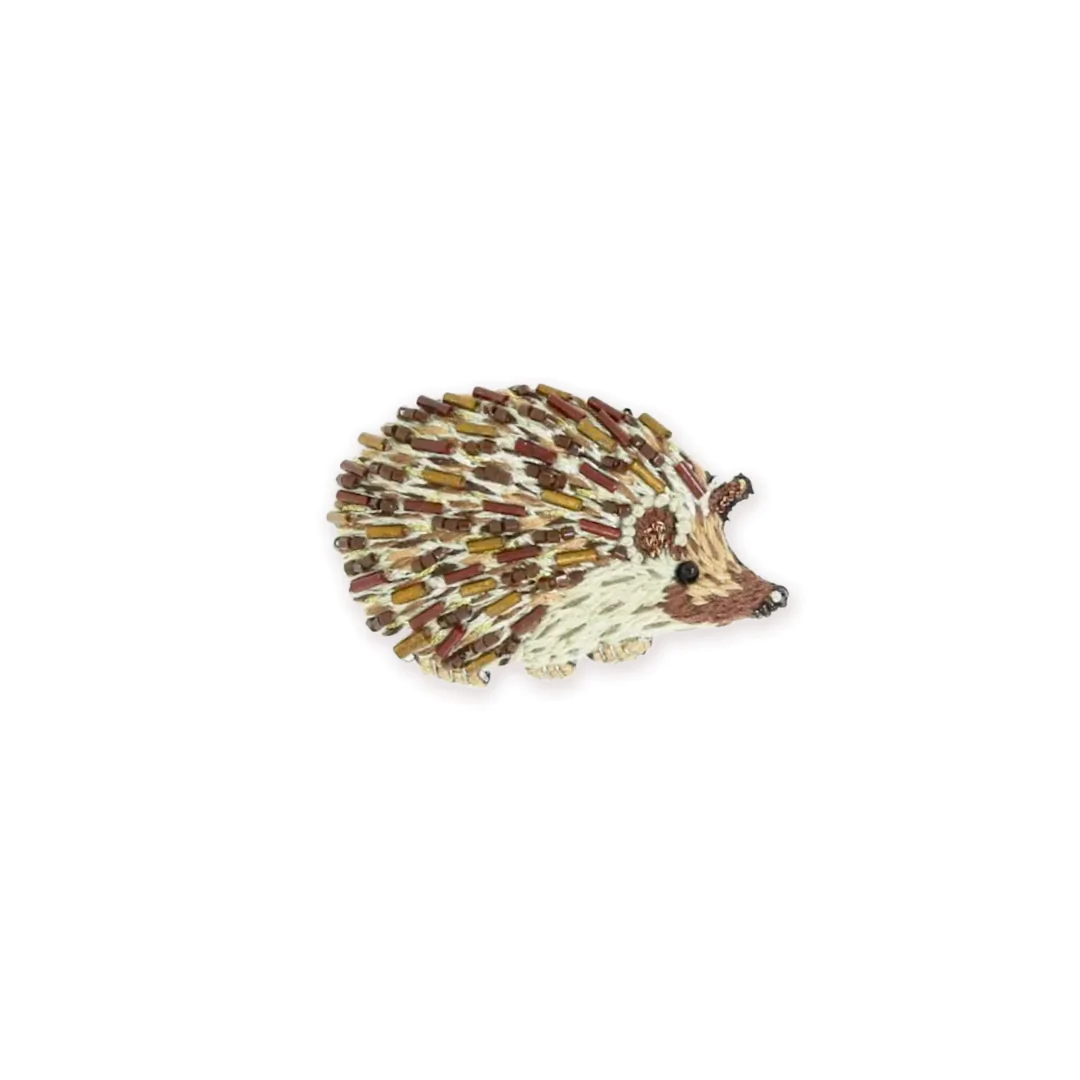 Long Eared Hedgehog Brooch Pin