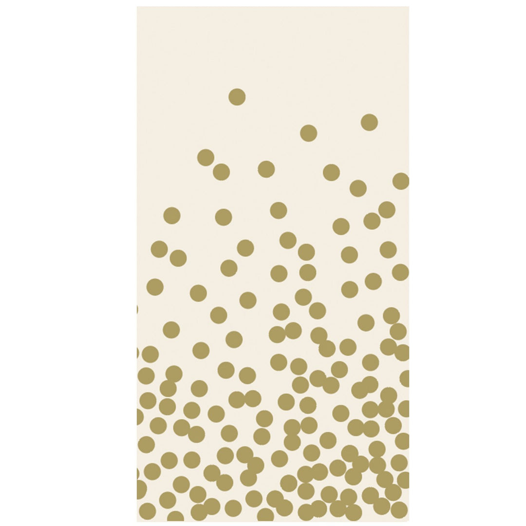 Gold Confetti Guest Napkin Pack of 16