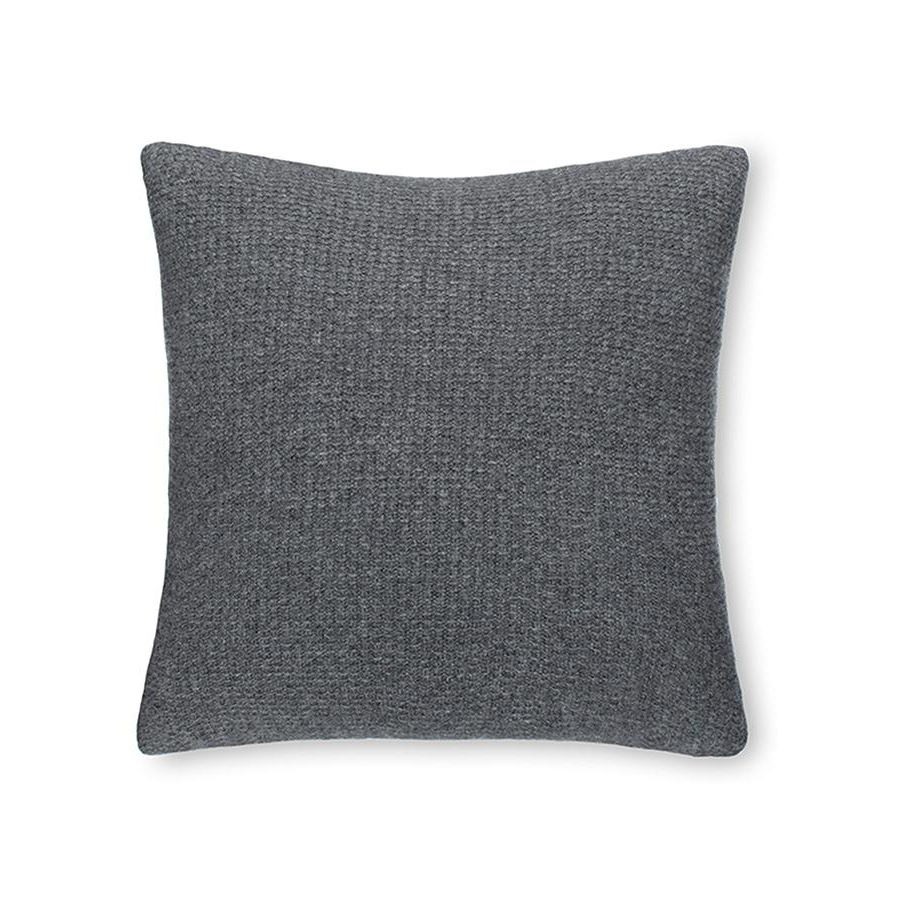 Pettra Decorative Throw Pillow Charcoal 18" x 18"