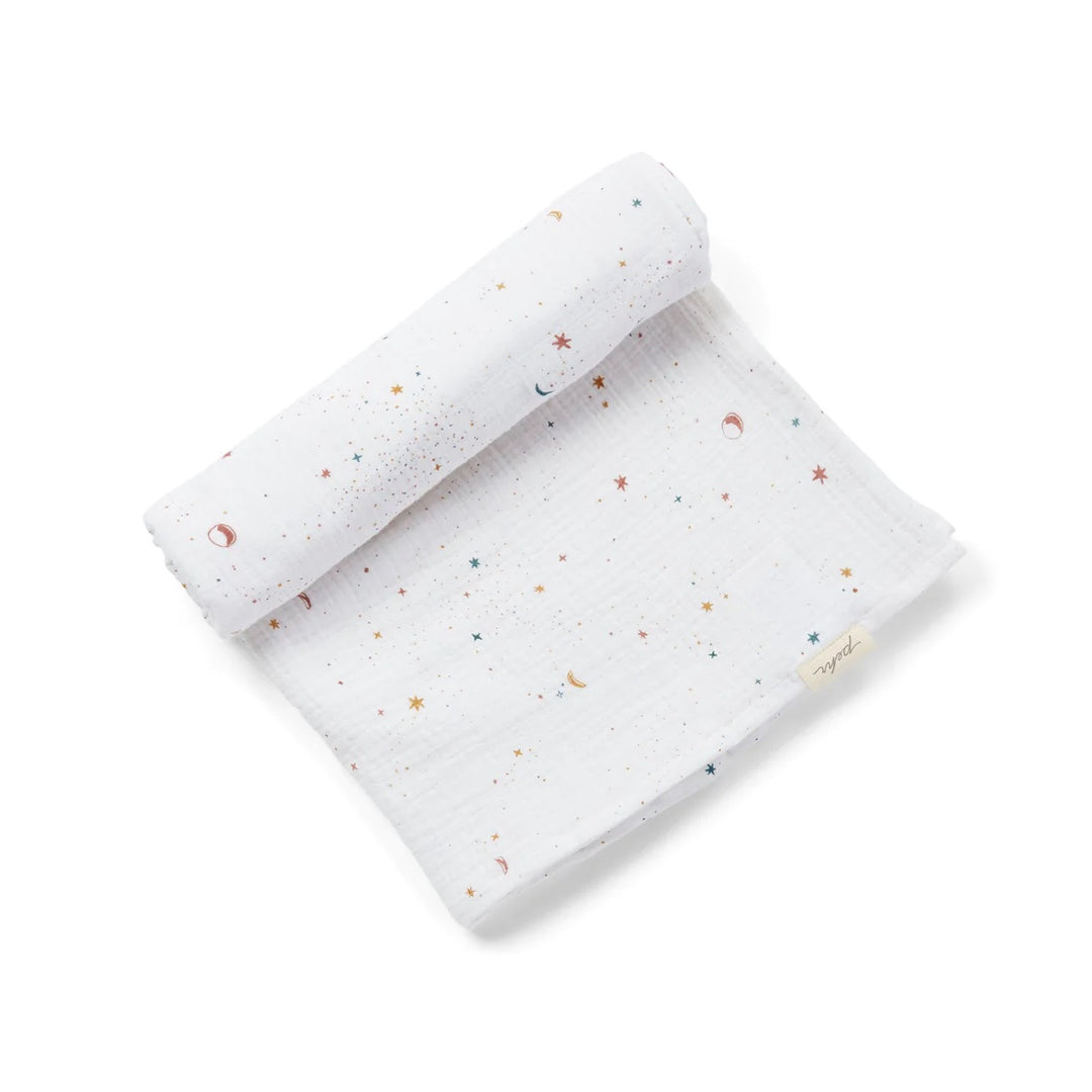 Organic Muslin Cotton Swaddle Celestial By PEHR
