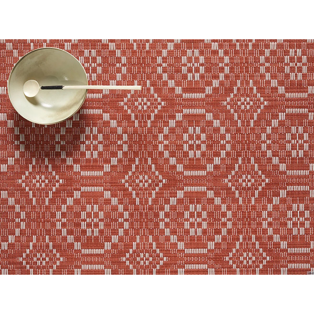 Overshot Placemat Paprika