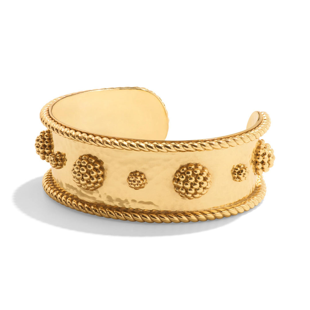 Berry Cuff In Hammered Gold