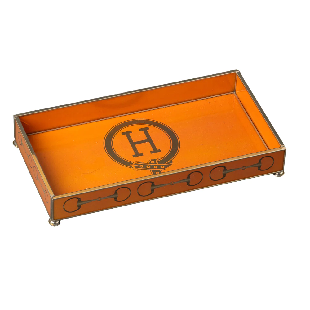 Orange H Tray – Misto Lino