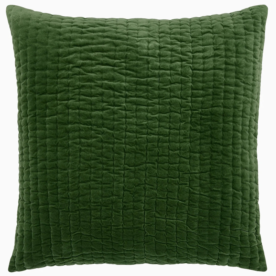 Velvet Pillow Moss Euro