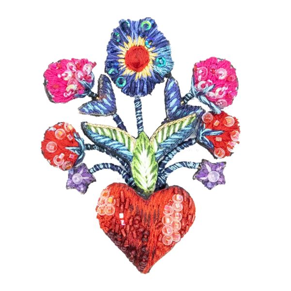 Frida's Flowers Brooch Pin