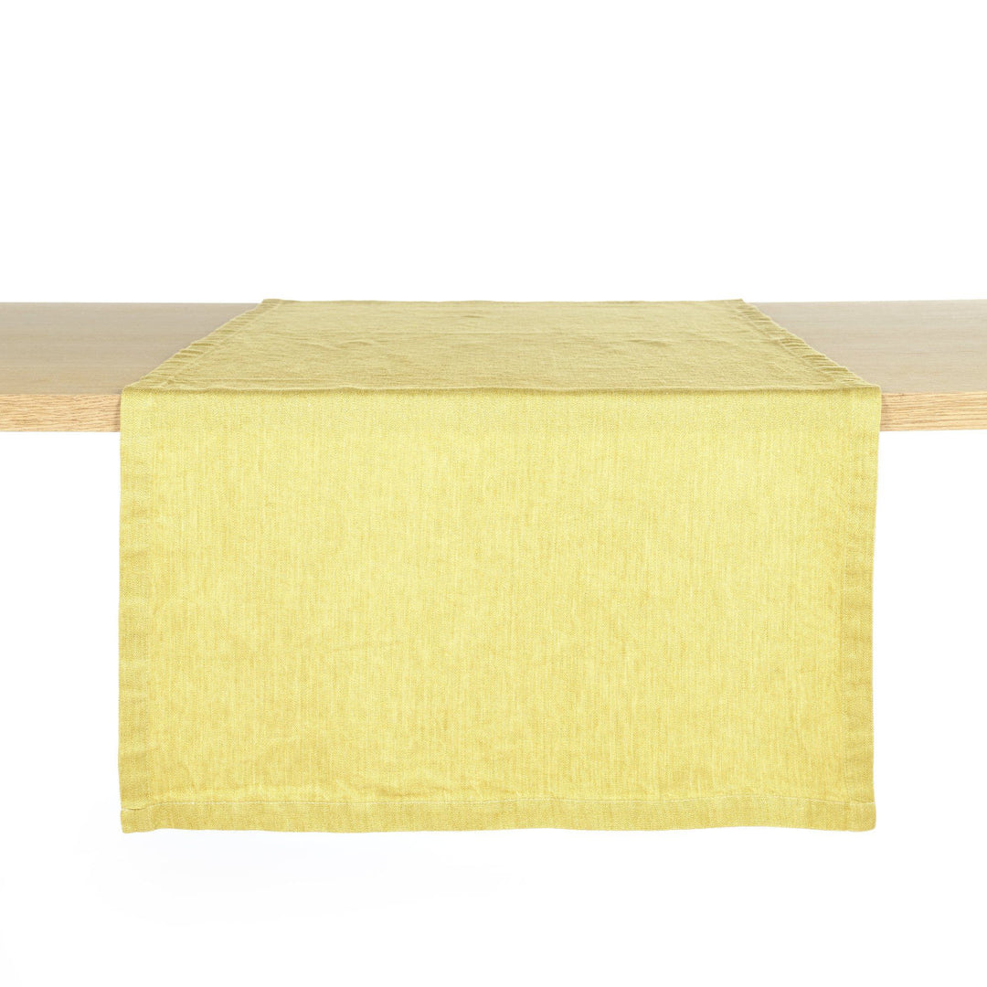 Libeco Quinten Mustard Table Runner