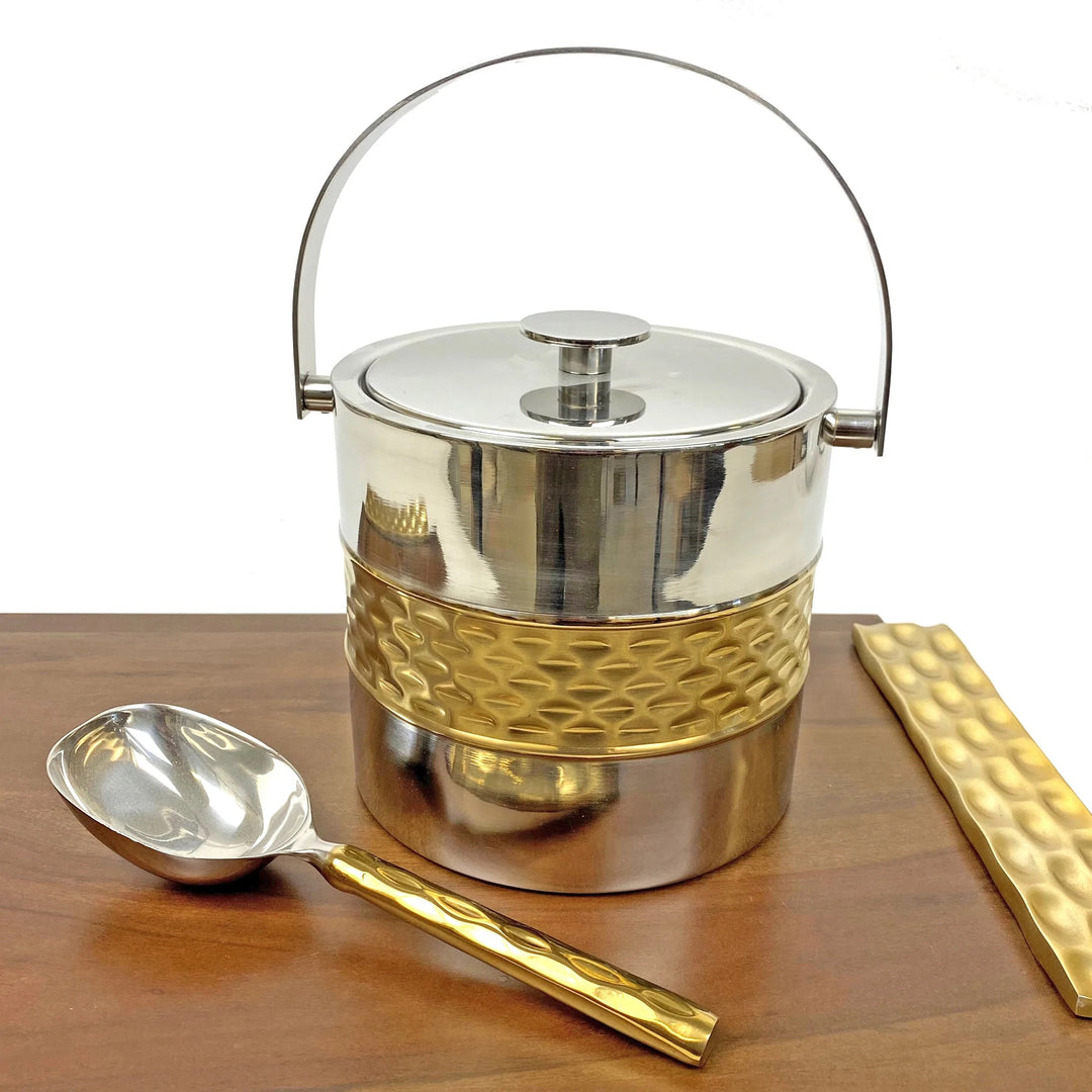 Truro Gold Metal Ice Bucket By Michael Wainwright