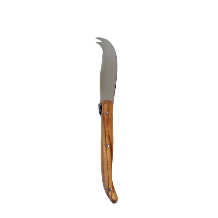 Laguiole Mini Fork Tipped Cheese Knife Olivewood