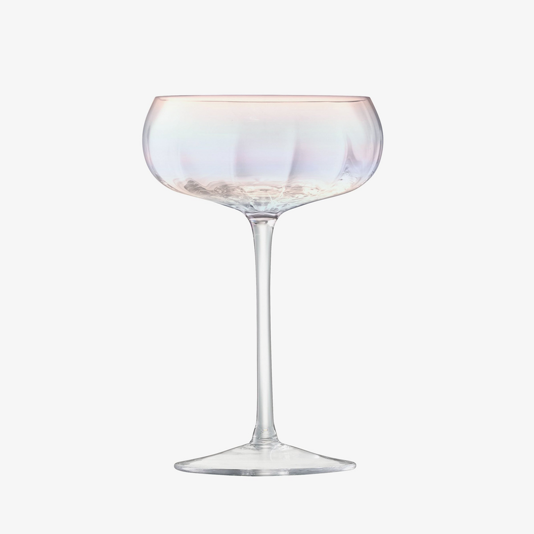 Pearlescent Champagne Saucer