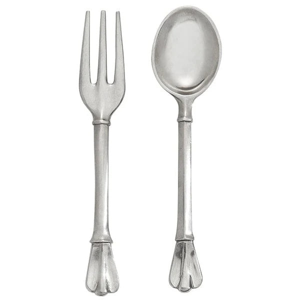 Peltro Pewter Salad Servers Set