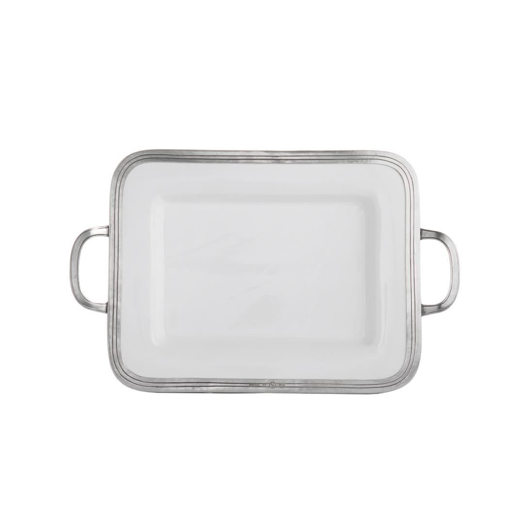 Tuscan Small Rectangular Tray with Handles