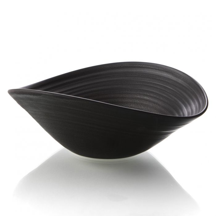 Barre Serving Bowl Slate Medium By Simon Pearce