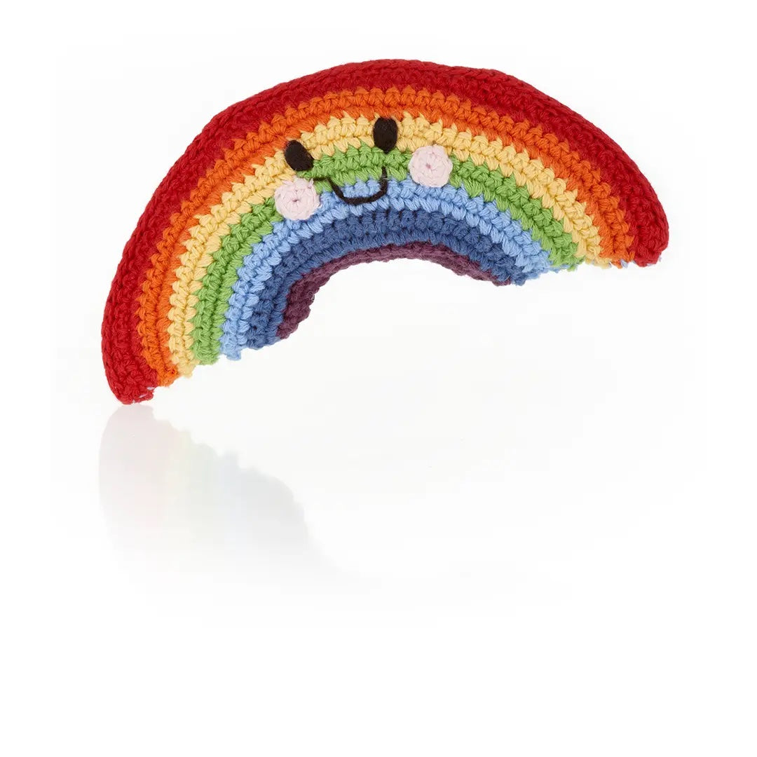 Friendly Rainbow Rattle 4 Multi