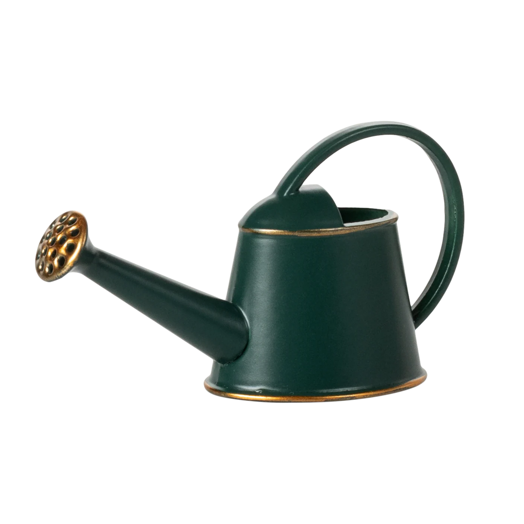 Maileg - Watering Can, Mouse - Dark Green