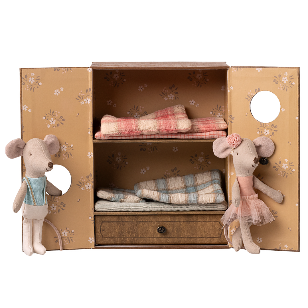 Maileg - Ballet Mice in Dance Studio, Little Sister and Brother