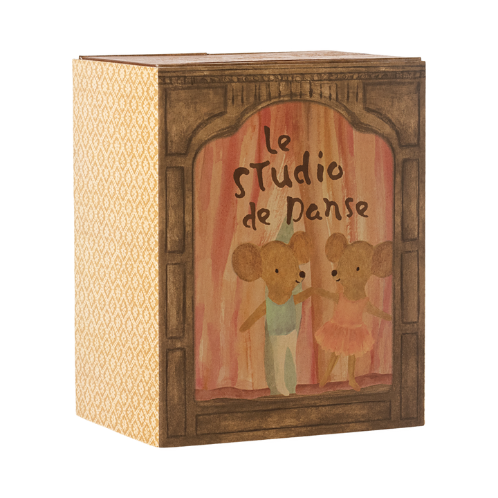 Maileg - Ballet Mice in Dance Studio, Little Sister and Brother