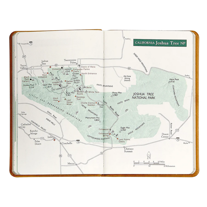 National Parks Green Leather