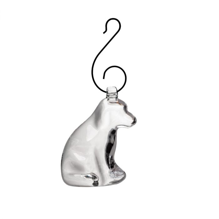 Puppy Ornament By Simon Pearce