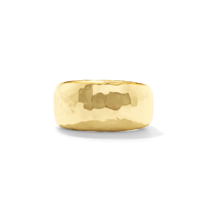 Cleopatra Hammered Gold Ring