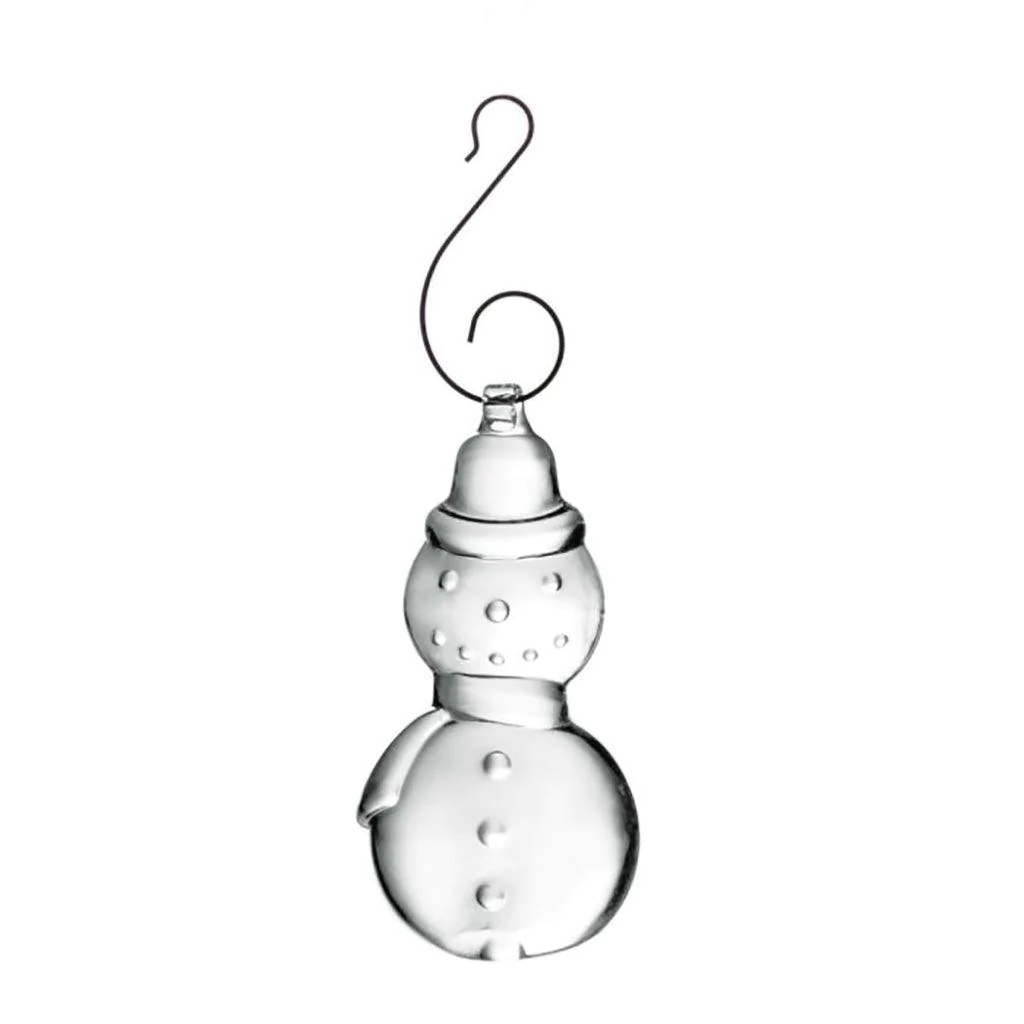 Snowman Ornament By Simon Pearce