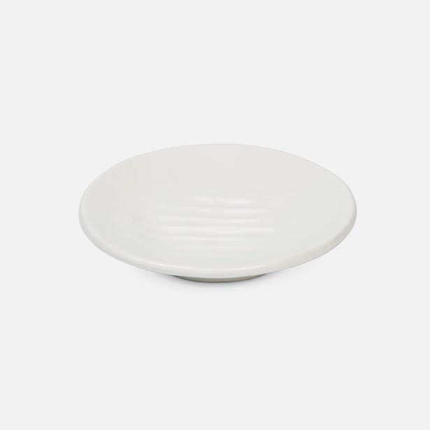 Cordoba Soap Dish White Burlap
