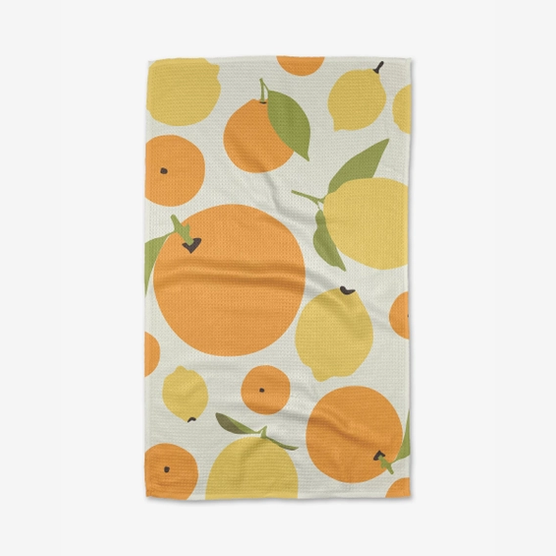 Sunny Lemons & Oranges Dishtowel