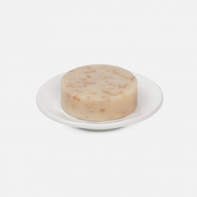 Cordoba Soap Dish White Burlap