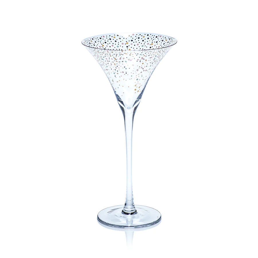 Confetti Martini Glass