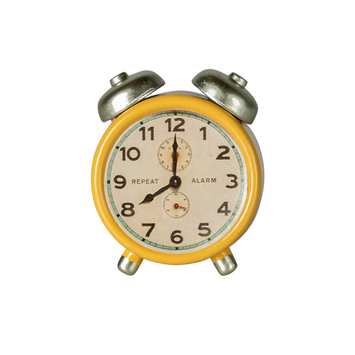Maileg - Alarm Clock - Yellow