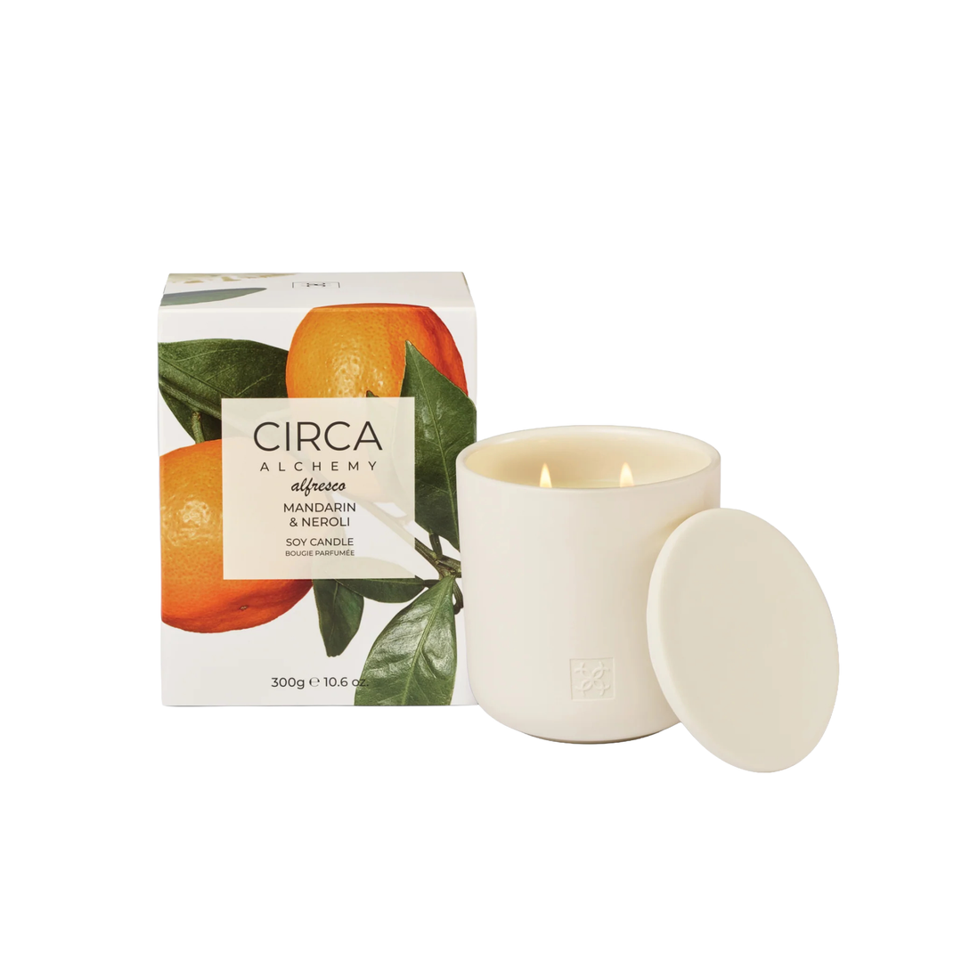 Alchemy Mandarin &amp; Neroli Soy Outdoor Candle 10.6oz