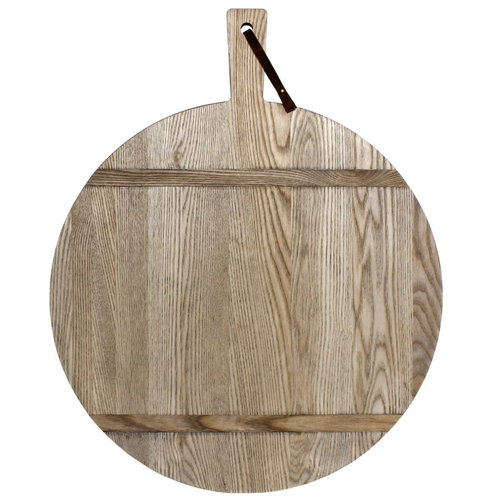 Large Ash Round Serving Board