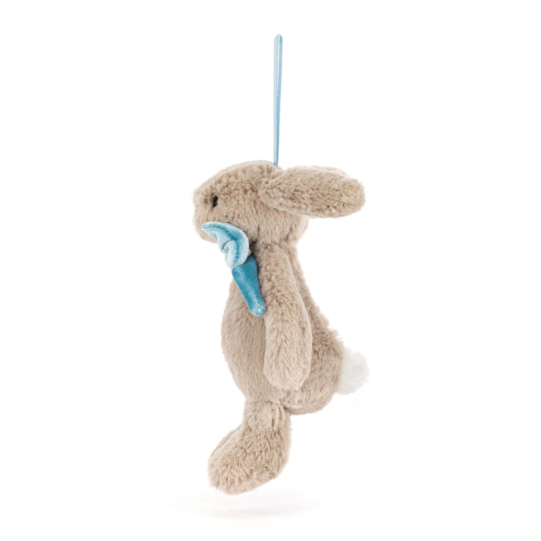 Bashful Beige Bunny Ornament