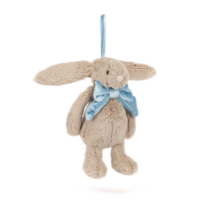Bashful Beige Bunny Ornament