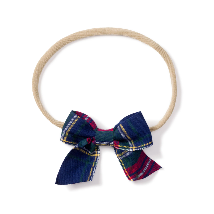 Girls Hair Bow Windsor Tartan