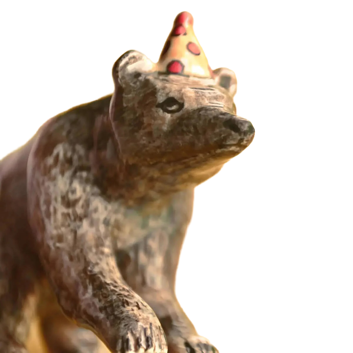 Cake Topper Brown Bear