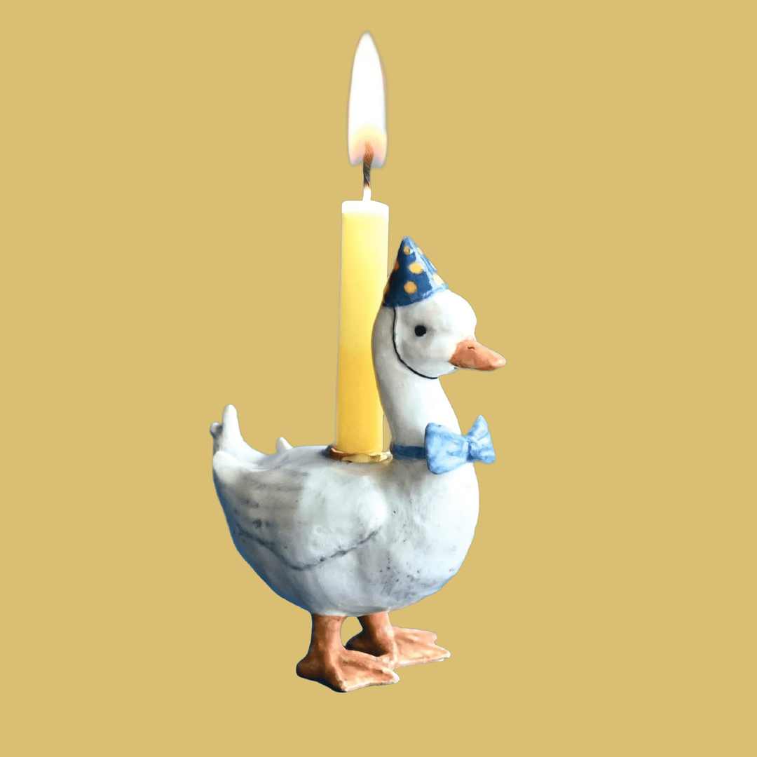 Cake Topper Blue Goose