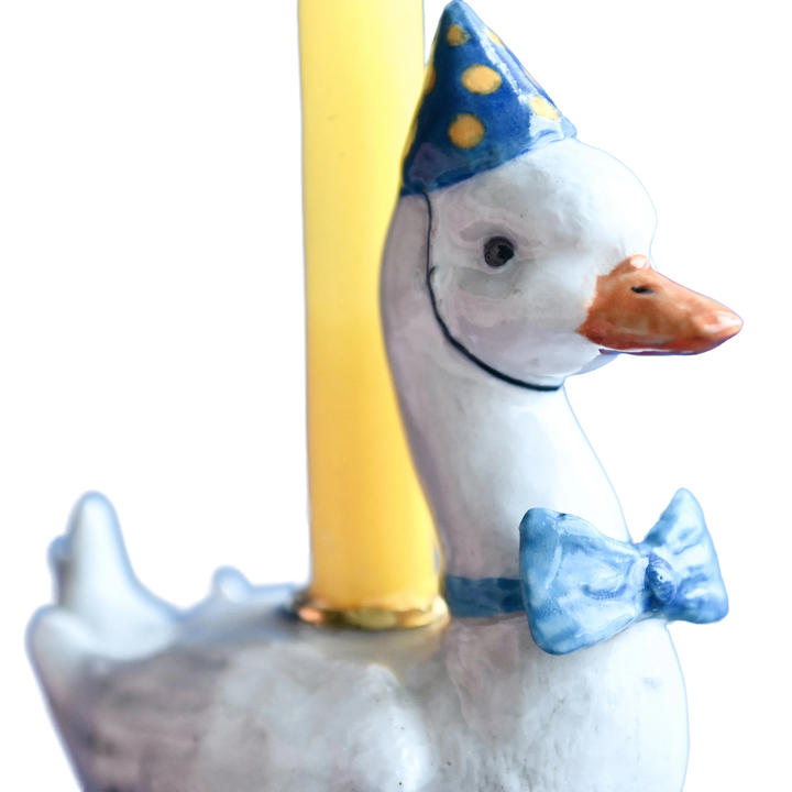 Cake Topper Blue Goose