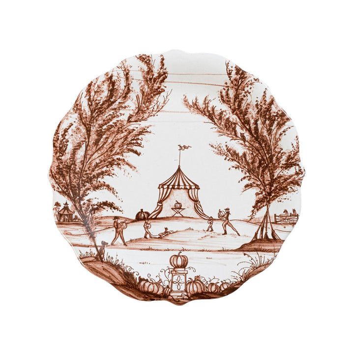 Juliska Country Estate Harvest Party Plate Assorted Set of 4 - Sepia
