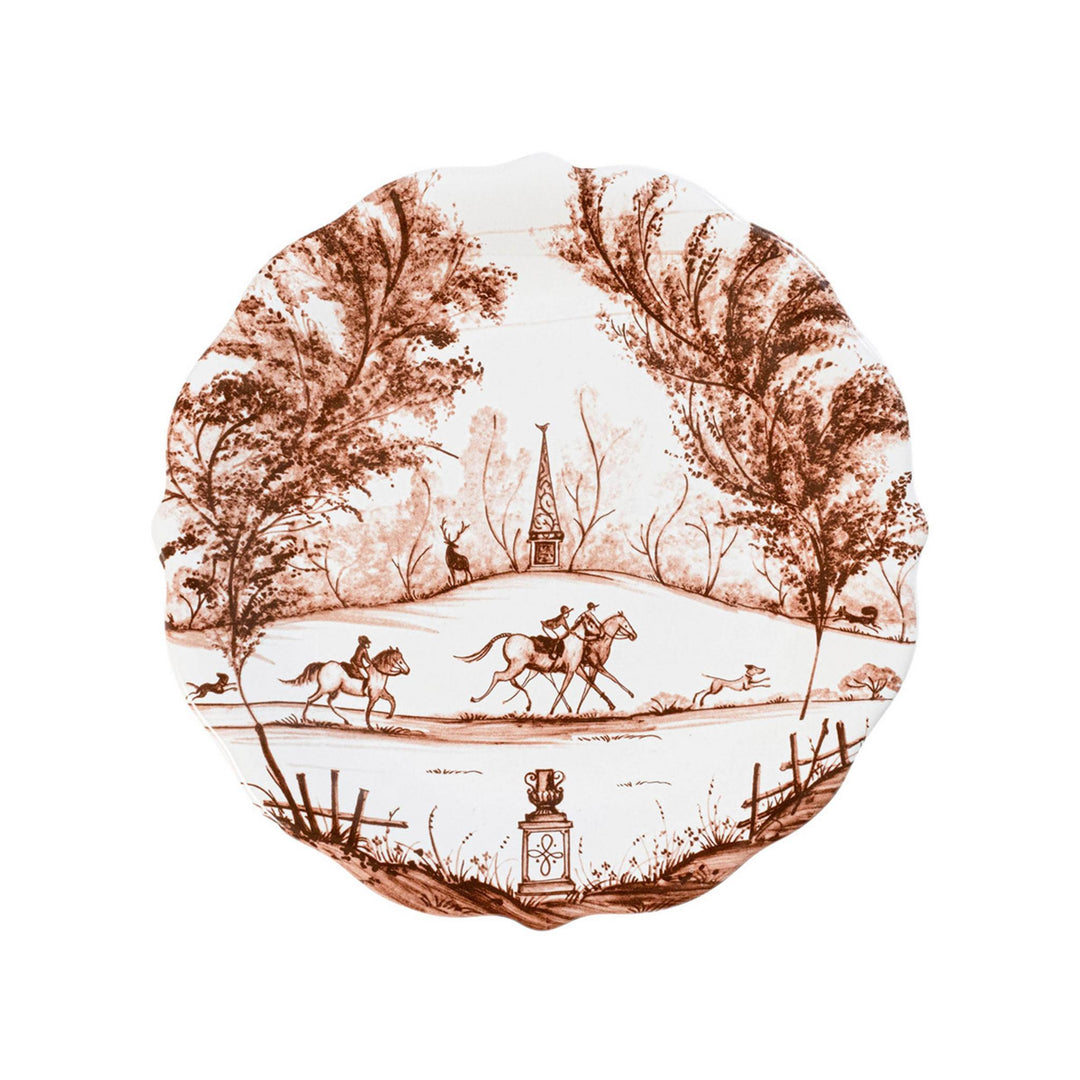 Juliska Country Estate Harvest Party Plate Assorted Set of 4 - Sepia