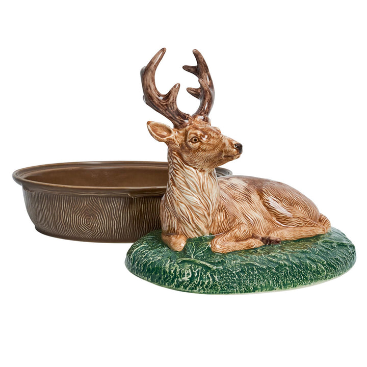 Juliska Forest Walk Stag Baker With Lid