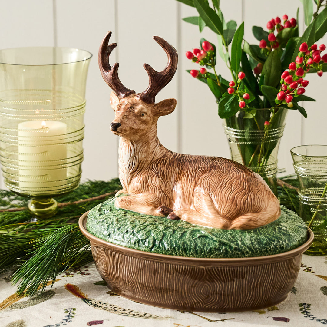 Juliska Forest Walk Stag Baker With Lid