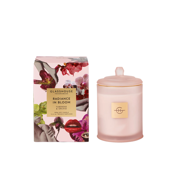 Glasshouse Mother's Day 13.4oz Candle - Radiance In Bloom