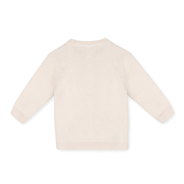 Organic Cotton Duck Mommy & Me Embroidered Baby Cardigan Sweater