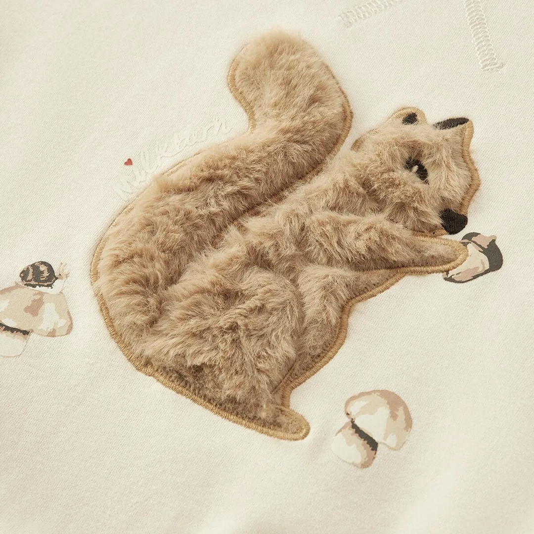 Cream Chipmunk Cozy Sweatshirt