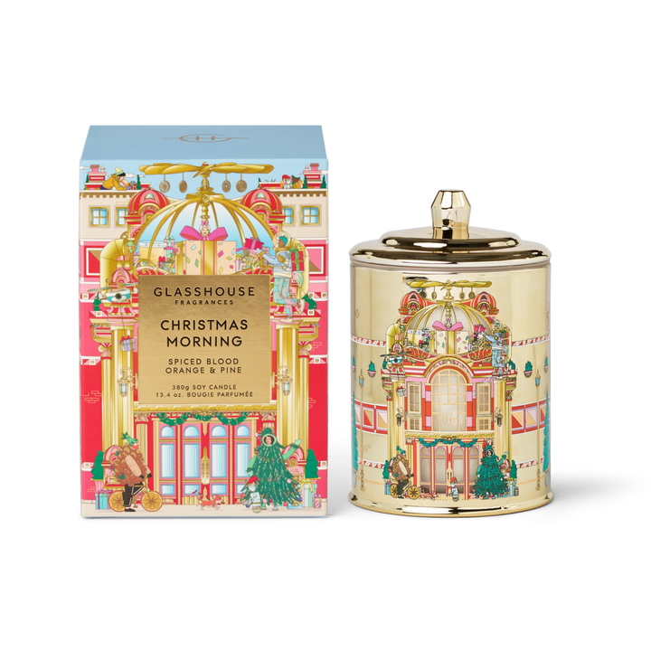 Glasshouse Christmas Morning 13.4 oz. Triple Scented Candle Limited Edition