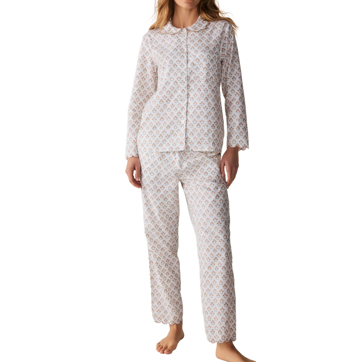 Womens Twill Colette PJ Set In Estate Garden